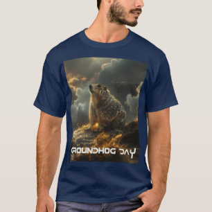 CAMISETA DÍA DE LA MARMOTA - FELIZ DÍA DE LA MARMOTA