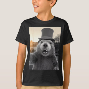 Camiseta Día de la Marmota Funny Selfie de Marmota