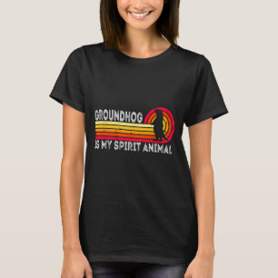 Camiseta Día de la marmota La marmota es mi animal espiritu