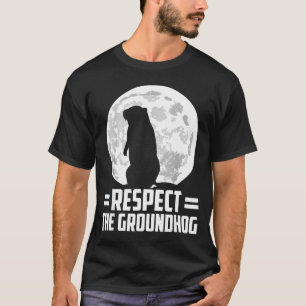 Camiseta Día de la marmota Respetar la marmota