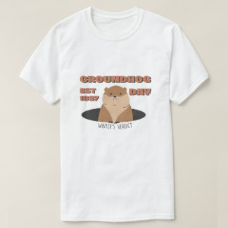 Camiseta Día de la Marmota | Retro EST 1887
