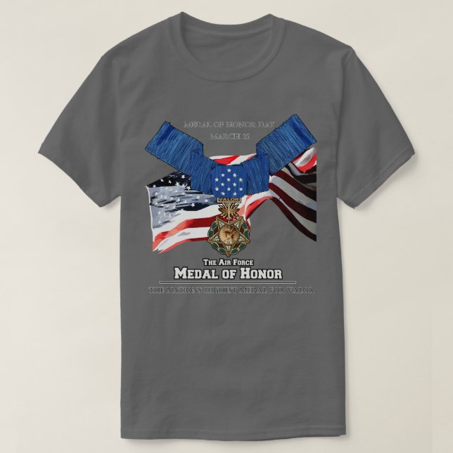 Camiseta Día de la Medalla de Honor (Diseño del anverso)
