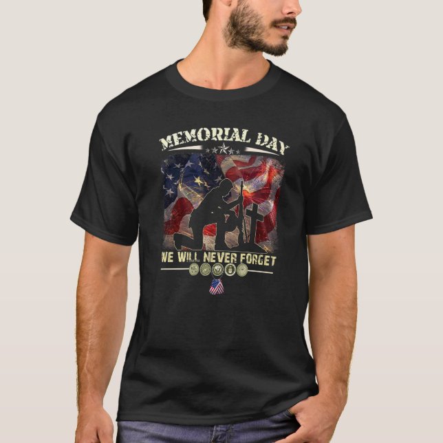Camiseta Día de la Memoria Nunca Olvidaremos A Los Amantes  (Anverso)