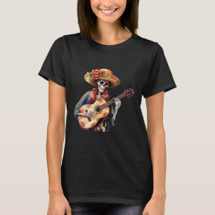 Camiseta Día De La Muerte Del Azúcar Skull Dia De Los Muert