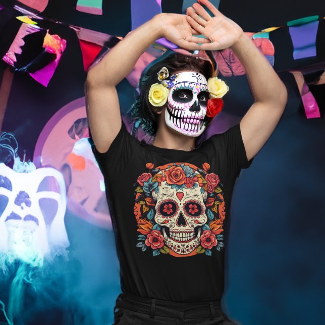 Camiseta Día de la Muerte del Cráneo de Azúcar en México (Subido por el creador)