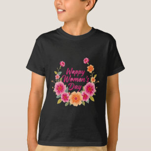 Camiseta Día de la Mujer Arte Floral – Celebración de Empod