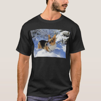 Camiseta Día de la nieve del Corgi Galés
