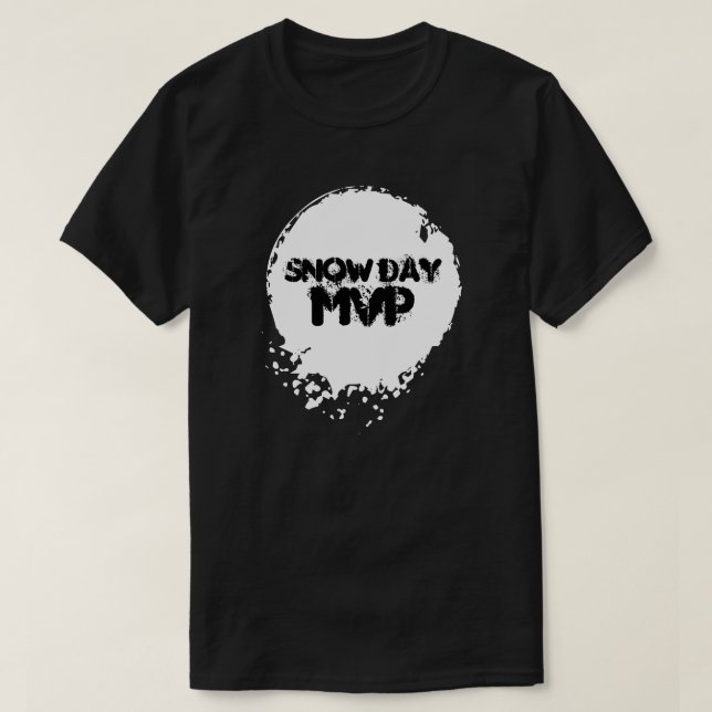 Camiseta DÍA DE LA NIEVE MVP Funny (Diseño del anverso)