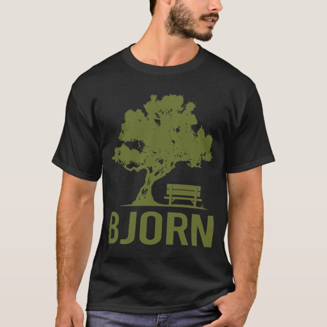 Camiseta Día de la Paz - Nombre de Bjorn (Anverso)
