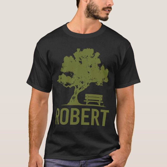Camiseta Día de la Paz - Nombre de Robert (Anverso)
