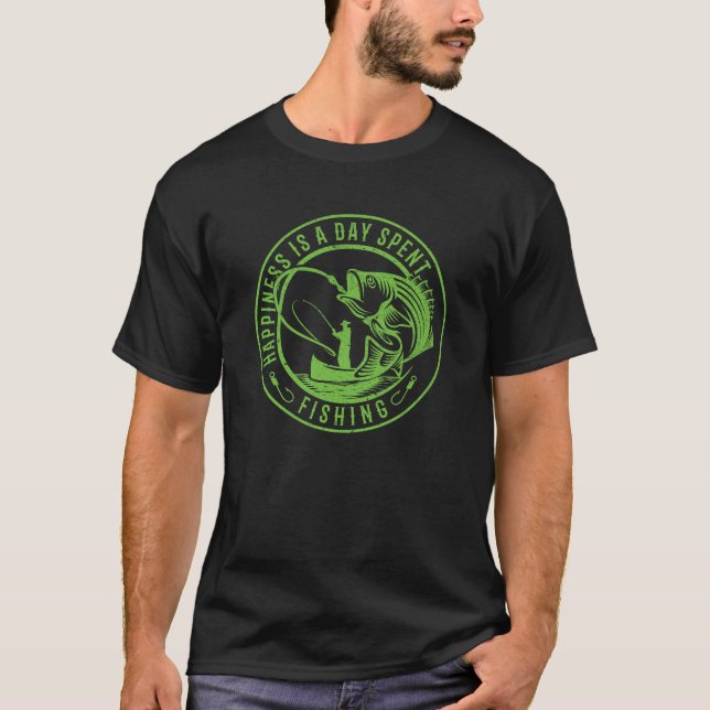 Camiseta Día de la Pesca de la Felicidad de los Reeles (Anverso)
