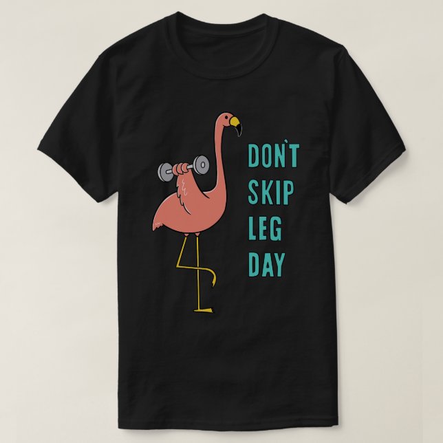 CAMISETA DÍA DE LA PIERNA DE DESPIERTA DE DONT (Diseño del anverso)