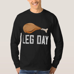 Camiseta Día De La Pierna Día De Acción De Gracias Peregrin