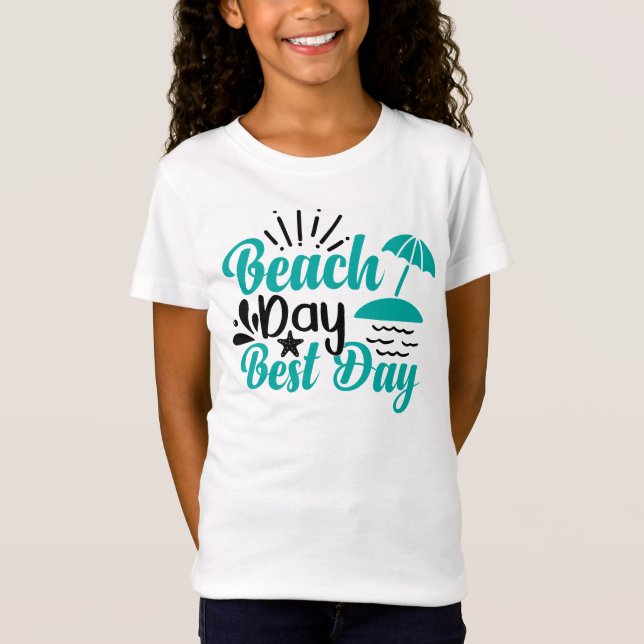 Camiseta Día de la playa mejor día - 68634 (Anverso)