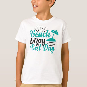 Camiseta Día de la playa mejor día - 68634