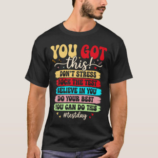 Camiseta Día de la Prueba Rockea la Prueba Profesor Día de