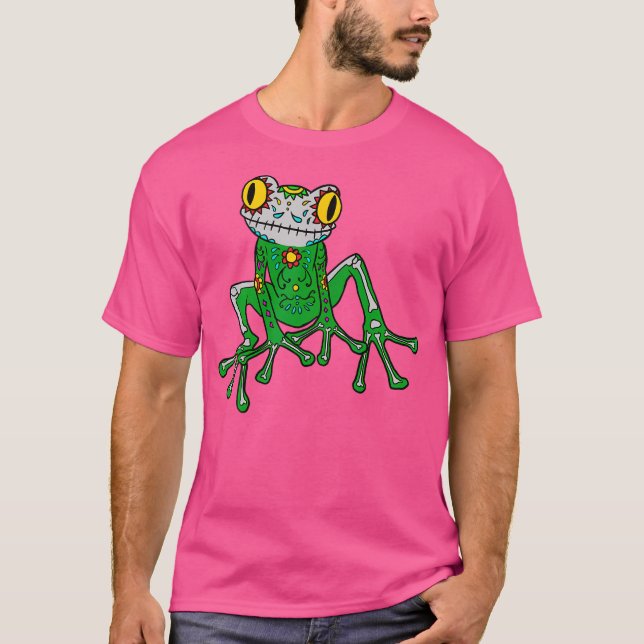Camiseta Día De La Rana Muerta Mexicana Toad Lover Rana Sug (Anverso)