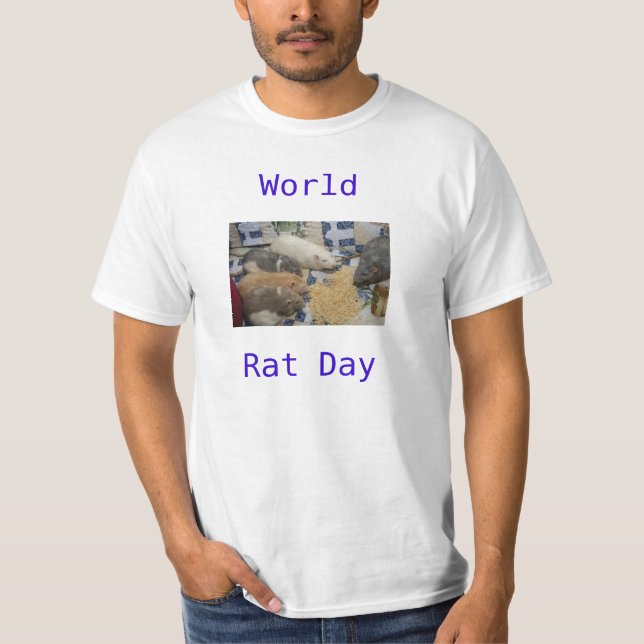 Camiseta Día de la rata del mundo (Anverso)