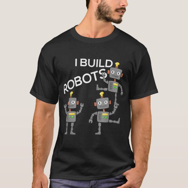 Camiseta Día de la Robótica - Ciencia Robótica e ingeniería (Anverso)