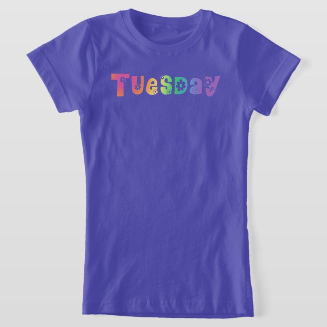 Camiseta Día De La Semana Martes (Distribución)