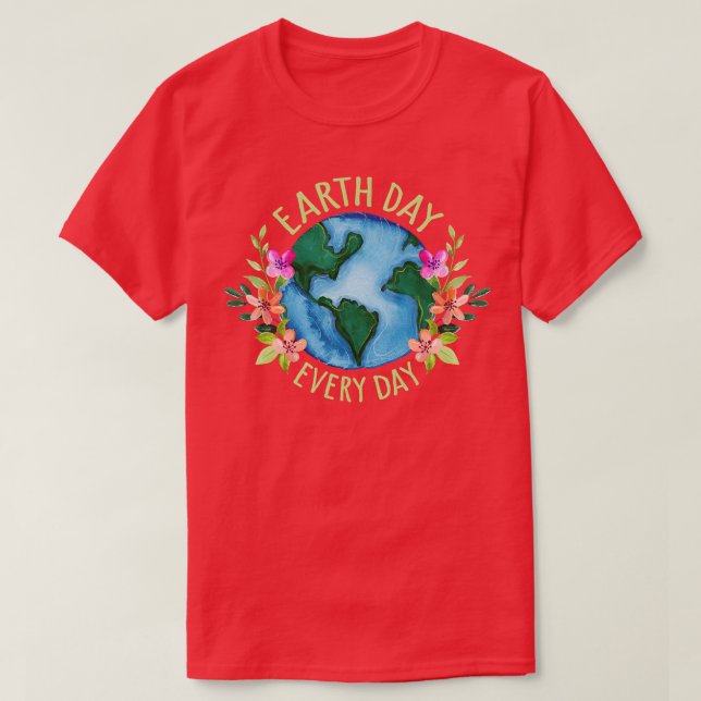 Camiseta Día de la Tierra (Diseño del anverso)