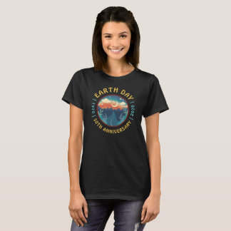 Camiseta Día de la Tierra 2020 50º aniversario Gráfico retr