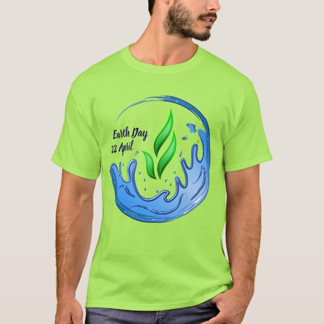 Camiseta Día de la Tierra 2025 Nuestro poder nuestro Escudo (Anverso)