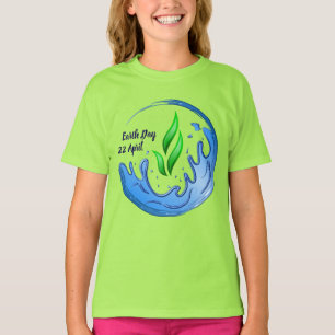 Camiseta Día de la Tierra 2025 Nuestro poder nuestro Escudo