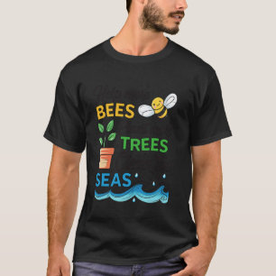Camiseta Día de la Tierra 2025 Salva Abejas Planta Árboles