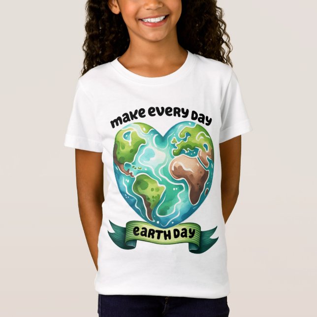Camiseta Día de la Tierra 22 de abril Reciclar Salvar el Me (Anverso)