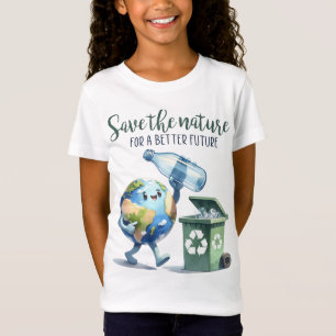 Camiseta Día de la Tierra 22 de abril Reciclar Salvar el Me