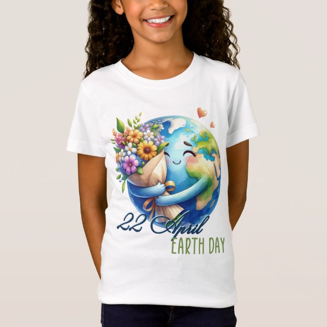 Camiseta Día de la Tierra 22 de abril Reciclar Salvar el Me (Anverso)