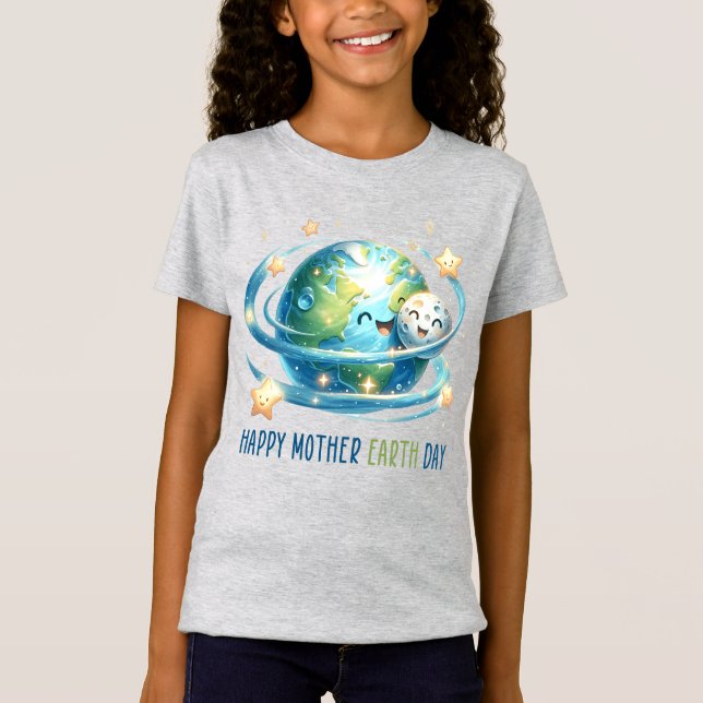 Camiseta Día de la Tierra 22 de abril Reciclar Salvar el Me (Anverso)