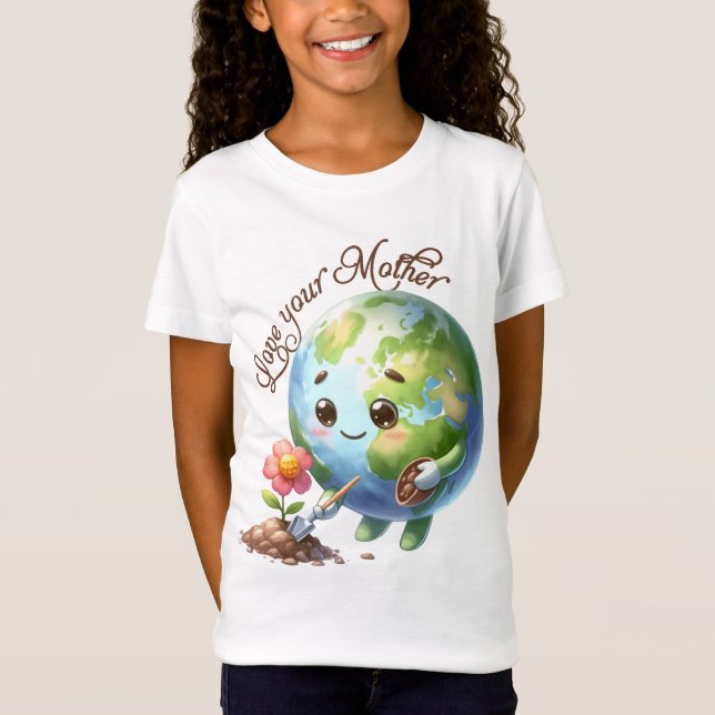 Camiseta Día de la Tierra 22 de abril Reciclar Salvar el Me (Anverso)