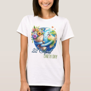 Camiseta Día de la Tierra 22 de abril Reciclar Salvar el Me