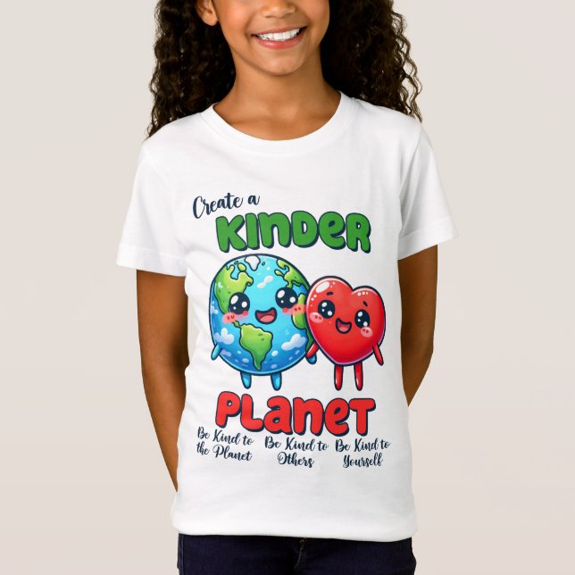 Camiseta Día De La Tierra 22 De Abril Tenga Amabilidad Con  (Anverso)