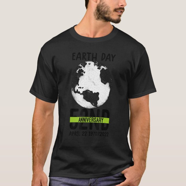 Camiseta Día de la Tierra 52° aniversario 2022 Feliz Tierra (Anverso)