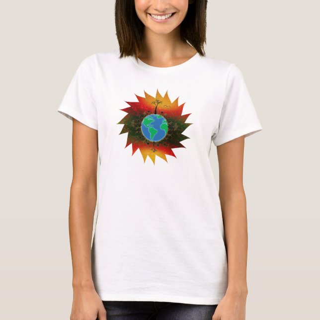 Camiseta Día de la Tierra ~ Amanecer (Anverso)