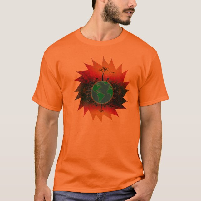 Camiseta Día de la Tierra ~ Amanecer (Anverso)