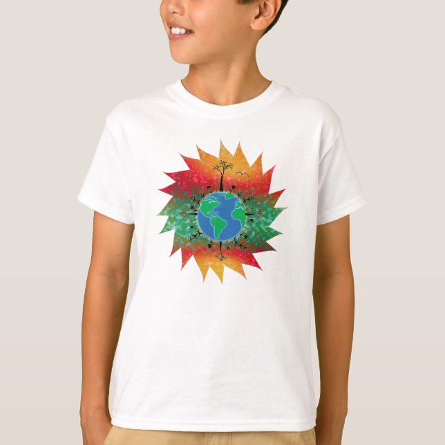 Camiseta Día de la Tierra ~ Amanecer (Anverso)