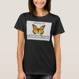Camiseta Día de la Tierra - Ayuda a salvar a la mariposa mo