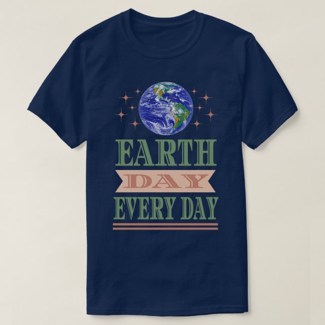 Camiseta Día de la Tierra Cada Día 2022 Salvar el clima de  (Diseño del anverso)