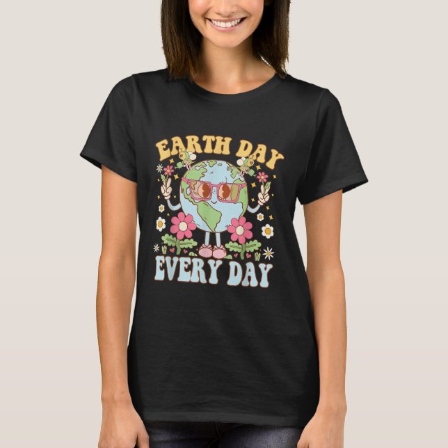 Camiseta Día de la Tierra Cada Protección Ambiental Funcion (Anverso)