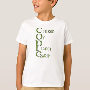 Camiseta DÍA DE LA TIERRA Ciudadana del planeta Tierra COPA