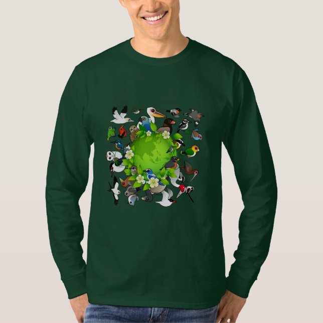 Camiseta Día de la Tierra de Birdorable (Anverso)