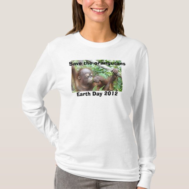 Camiseta Día de la Tierra de la fauna (Anverso)