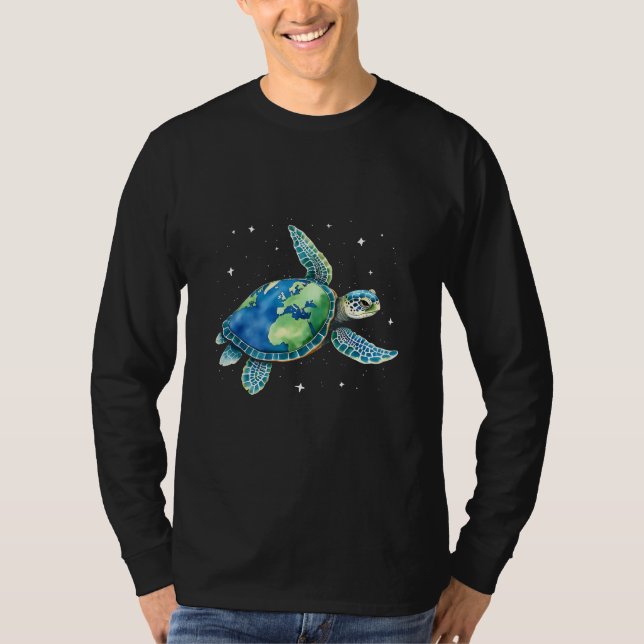 Camiseta Día de la Tierra de las Tortugas Marinas 2025 (Anverso)