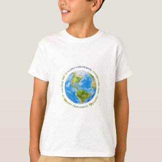 Camiseta Día de la Tierra de Longmeadow Oriental, logo orig