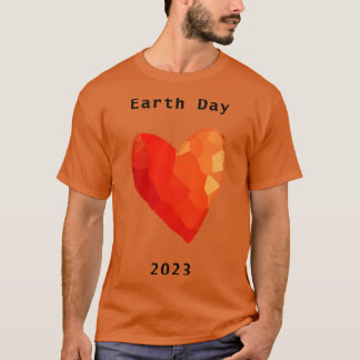 Camiseta Día de la Tierra del Corazón Rojo 2023