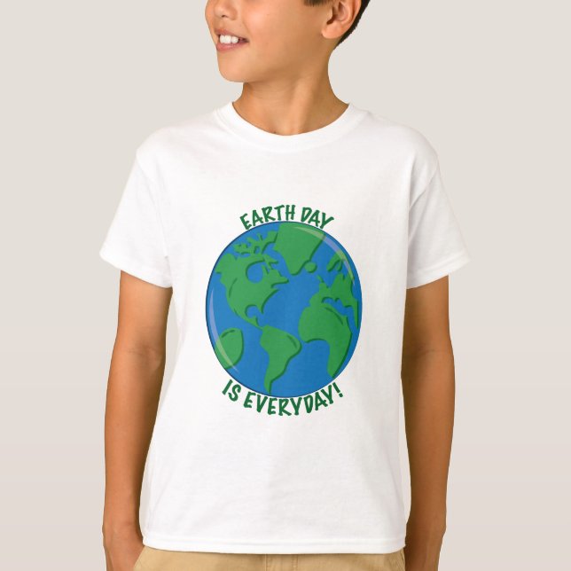 Camiseta Día de la Tierra diario (Anverso)
